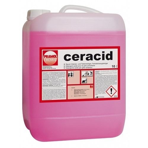 Кислотное чистящее средство для изделий из керамогранита Pramol CERACID (10 л) (1137.101) 
