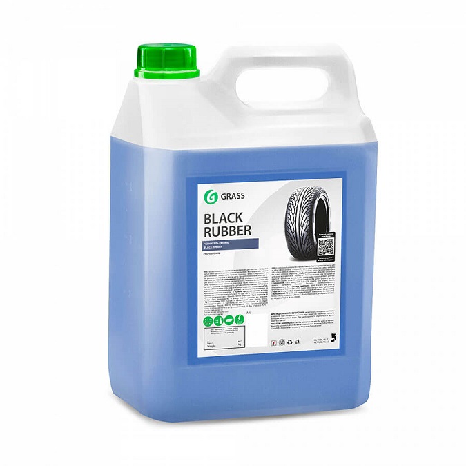 Полироль чернитель шин Grass Black rubber (5,7 кг) (125231) 